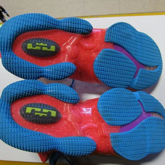 Nike Lebron 19 King Crown Mens 13.5 Siren Red/Laser Blue/Psych Purple CZ0203-600